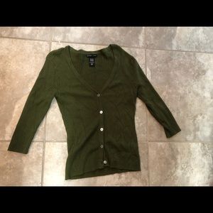 3/4 olive sweater